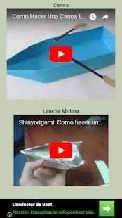 Como Hacer Barcos de Papel скриншот 1