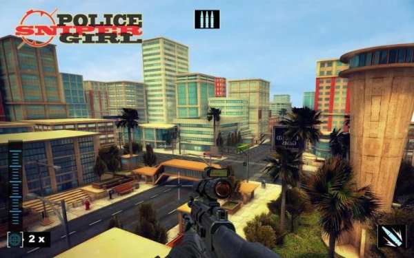 Police Sniper Girl 3D screenshot 3