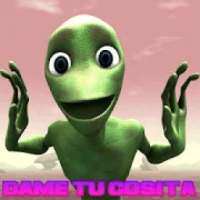 tarian alien hijau: dame tu cosita