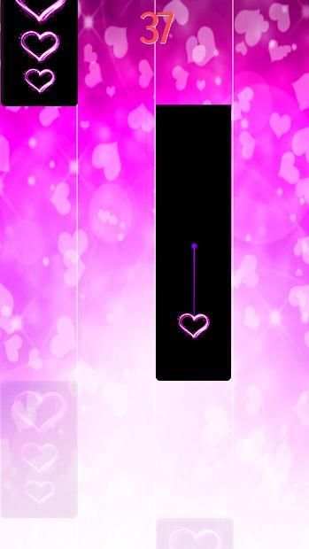 Pink Heard Piano Tiles screenshot 2
