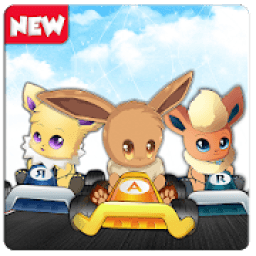 ikon Eevee Racing - Eevee Evolution