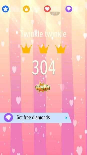 Pink Heard Piano Tiles screenshot 1