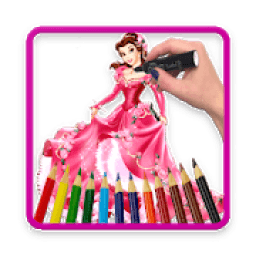 ikon Princess Coloring
