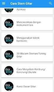 Cara Menyetem Senar Gitar screenshot 1