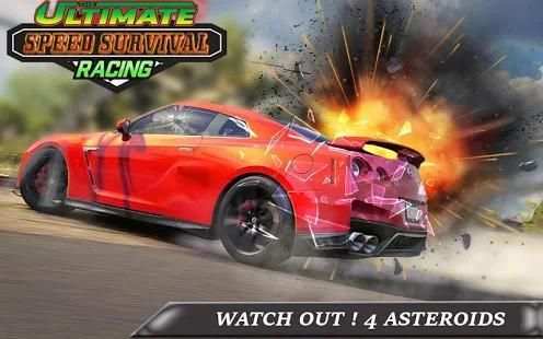 Ultimate Speed Asteroid Survival Racing 3d:Car Sim screenshot 4