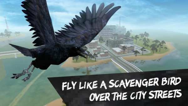 City Bird Crow Simulator 3D स्क्रीनशॉट 4