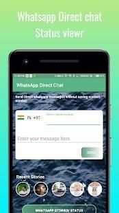 WhatsApp Direct Chat & Status Viewer screenshot 3