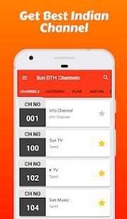Channel list for Sun Direct DTH, Sun DTH Recharge screenshot 3
