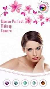 Women Perfect Makeup Camera: Woman Photo Makeup स्क्रीनशॉट 2
