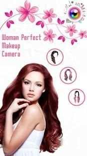 Women Perfect Makeup Camera: Woman Photo Makeup स्क्रीनशॉट 3