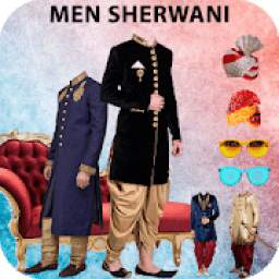 Man Sherwani Photo Suit Editor