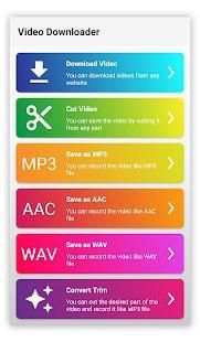Ex Video Downloader & MP3 Converter Editor Cutter screenshot 4