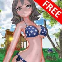 Beach Paradise Survival: Anime Girl Battle 3D