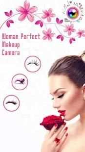 Women Perfect Makeup Camera: Woman Photo Makeup स्क्रीनशॉट 4