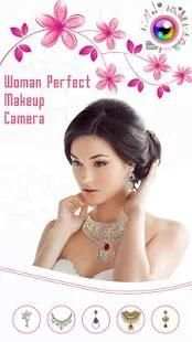 Women Perfect Makeup Camera: Woman Photo Makeup स्क्रीनशॉट 1