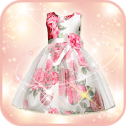 Baby Girl Dress Photo Maker आइकन