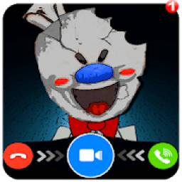 video call from ice scream's, and chat prank आइकन