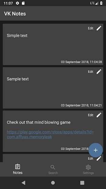 VK Notes screenshot 4