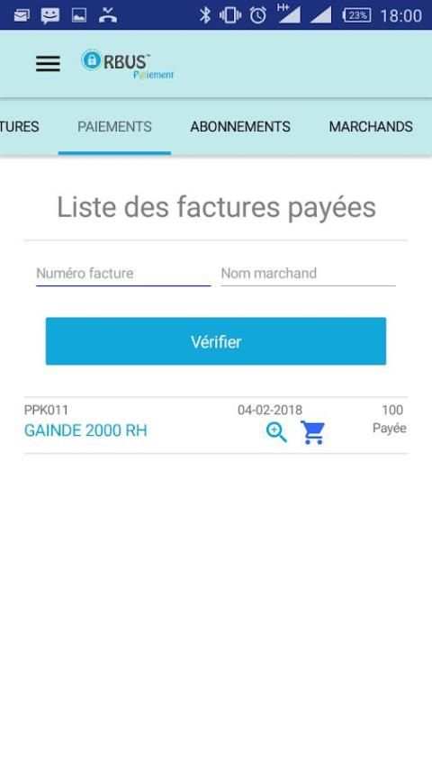 Orbus Paiement Mobile screenshot 4