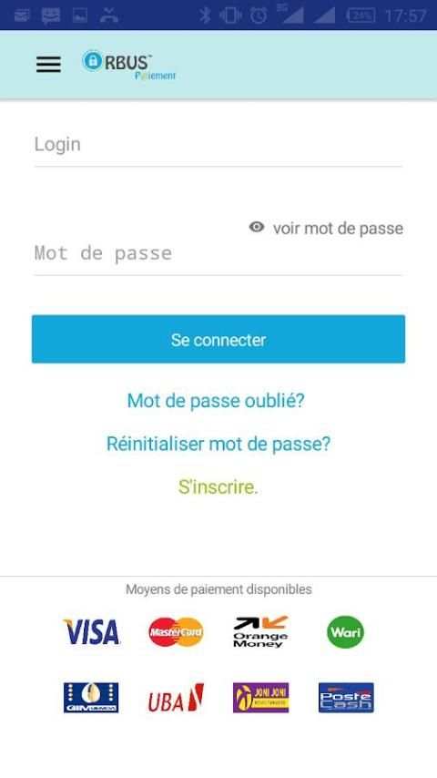 Orbus Paiement Mobile screenshot 2