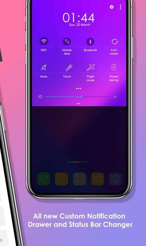 Notification Bar Customization -Status Bar Changer screenshot 4