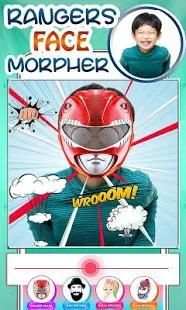 Poԝer Rangers Face Morpher screenshot 1