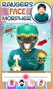 Poԝer Rangers Face Morpher screenshot 3