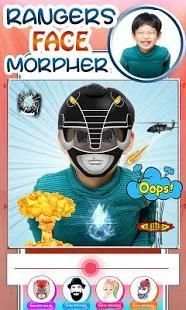 Poԝer Rangers Face Morpher screenshot 2