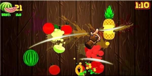 Fruits Slice Ninja screenshot 1