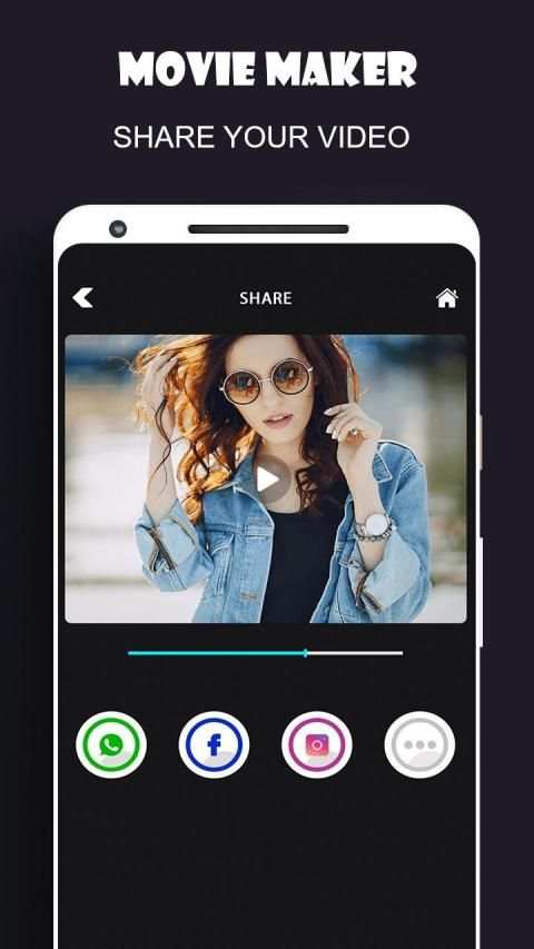 Photo video maker with music - Free video maker screenshot 1