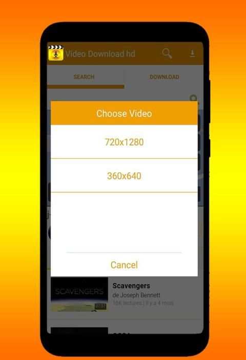 Download Video Downloader HD स्क्रीनशॉट 3