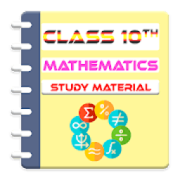 Class 10 Mathematics Study Materials Notes 2018-19 आइकन