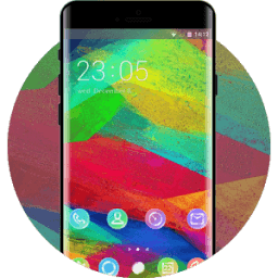 ikon Colorful theme for galaxy note 4 paint wallpaper