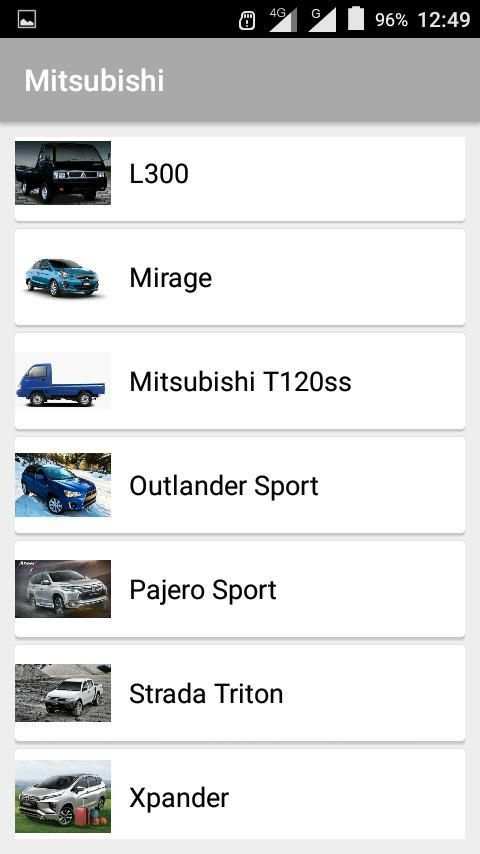 Katalog Spesifikasi Mobil screenshot 2