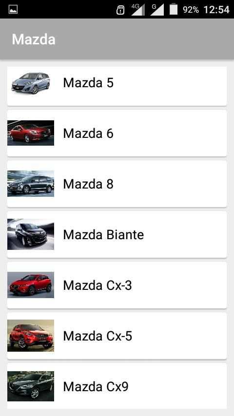 Katalog Spesifikasi Mobil screenshot 1