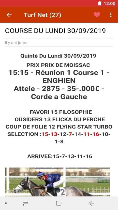 Le Quinte Plus - Pronostic & Résultats Courses screenshot 5