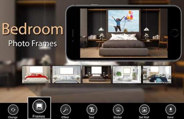 Bedroom Photo Frames – Royal Pixel Effect Editor screenshot 4