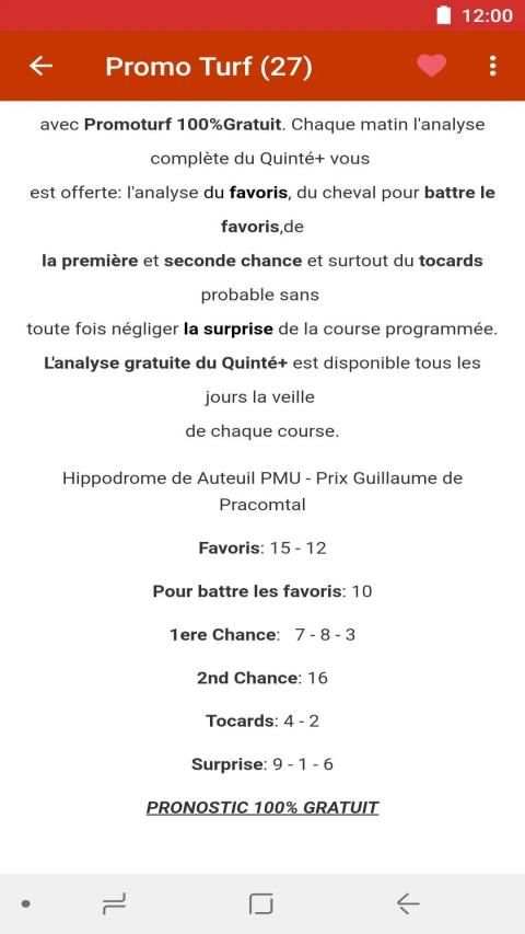 Le Quinte Plus - Pronostic & Résultats Courses screenshot 1