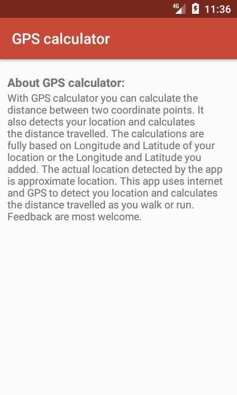 GPS Calculator screenshot 2