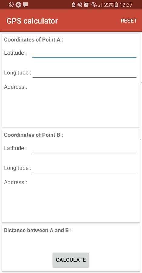 GPS Calculator screenshot 3