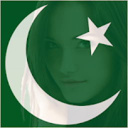 ikon Pakistan Flag Face Photo Maker
