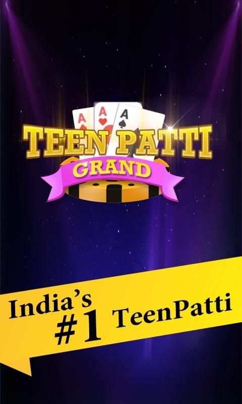 Teen Patti Grand - 3 patti best Indian poker screenshot 1
