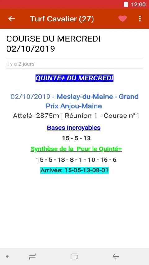 Le Quinte Plus - Pronostic & Résultats Courses screenshot 3