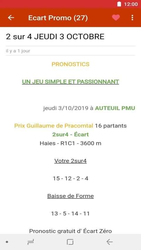 Le Quinte Plus - Pronostic & Résultats Courses screenshot 2