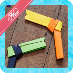 ikon How to make paper guns step by step