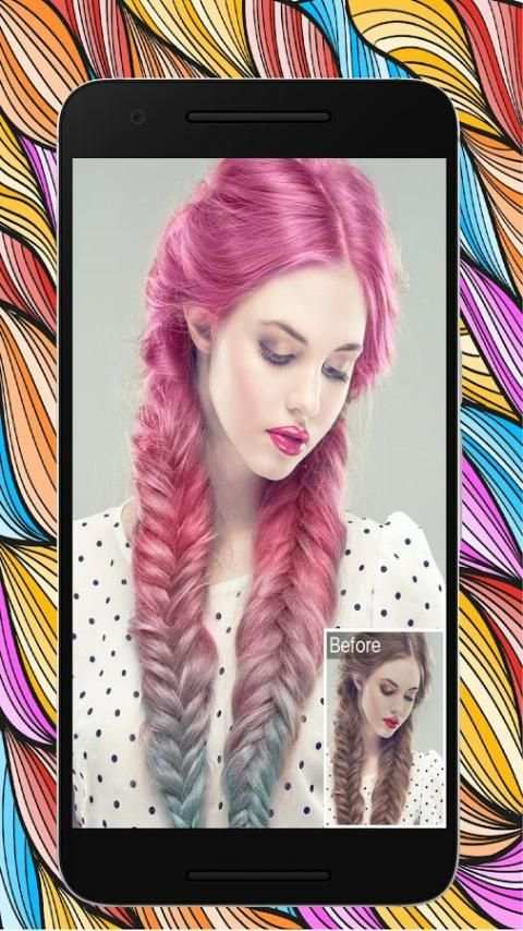 Hair Color Changer - Styles Salon & Recolor screenshot 8