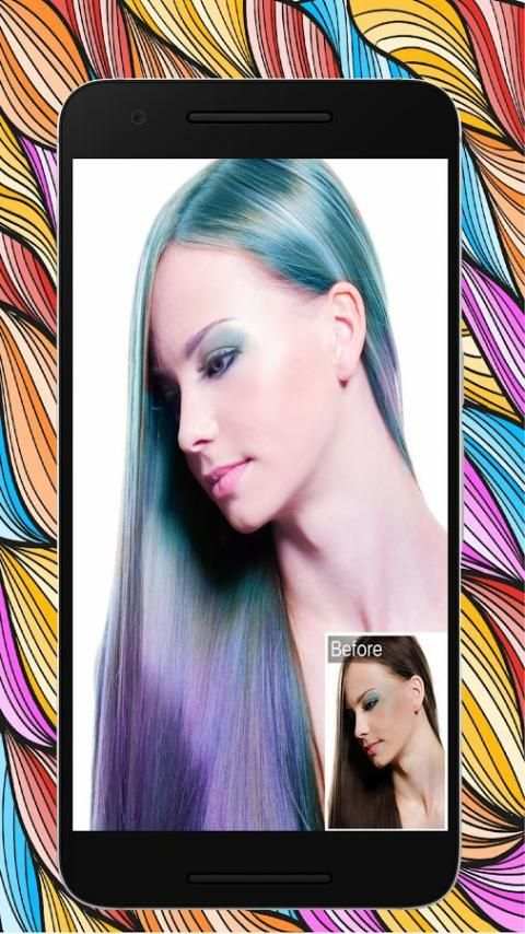 Hair Color Changer - Styles Salon & Recolor screenshot 4