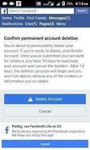Delete Social Media Account screenshot 3