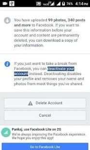 Delete Social Media Account screenshot 4