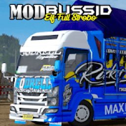Mod Bussid ELF Full Strobo आइकन
